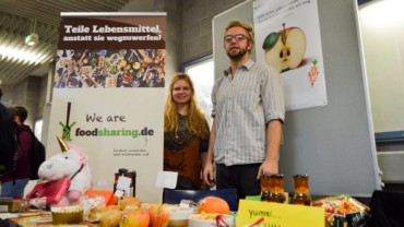 Info-Stand auf der Hochschulgruppenmesse der JGU