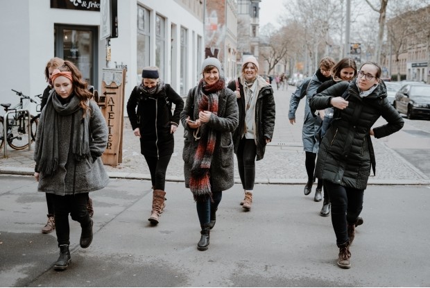 Bild 9: Bloggerinnen aus Leipzig beim Bloggerwalk