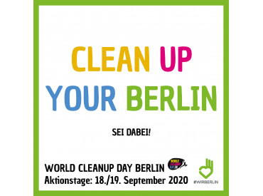 WORLD CLEAN UP DAY BERLIN 2020 WORLD CLEAN UP DAY BERLIN 2020