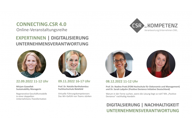 Connecting.CSR 4.0 mit vier Top-Expertinnen