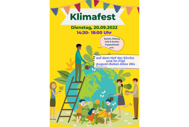 Flyer Klimafest in der Vahr