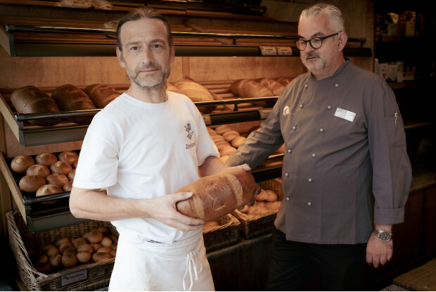 Lars Asbach bei der Traditionsbäckerei Sievert